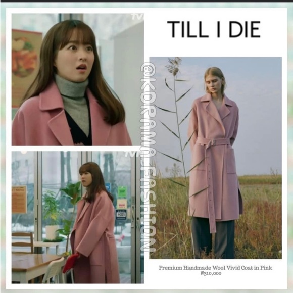 Light pink wool coat - Picture 8 of 9